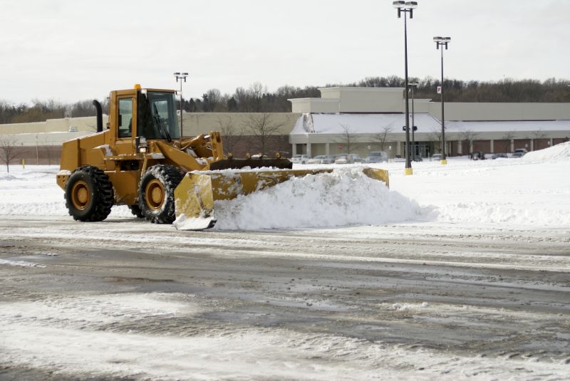 Parking Lot Snow Plowing