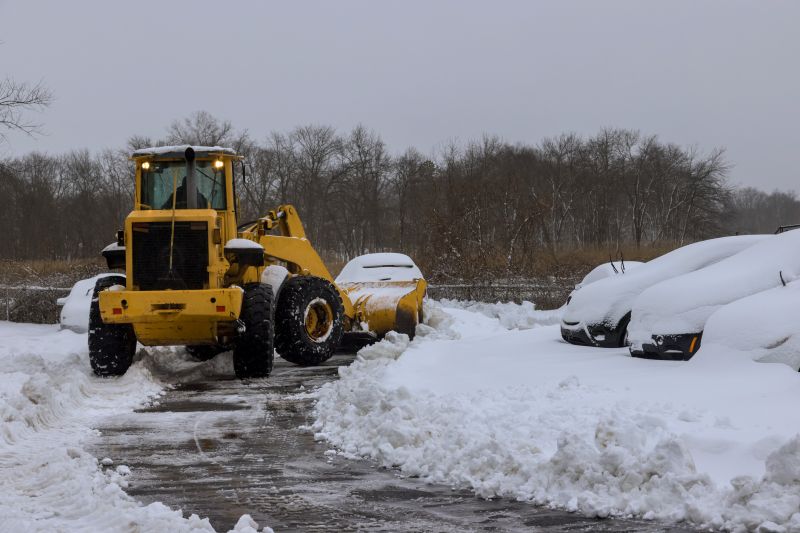 Parking Lot Snow Plowing