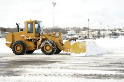 Parking Lot Snow Plowing