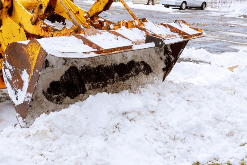 Parking Lot Snow Plowing