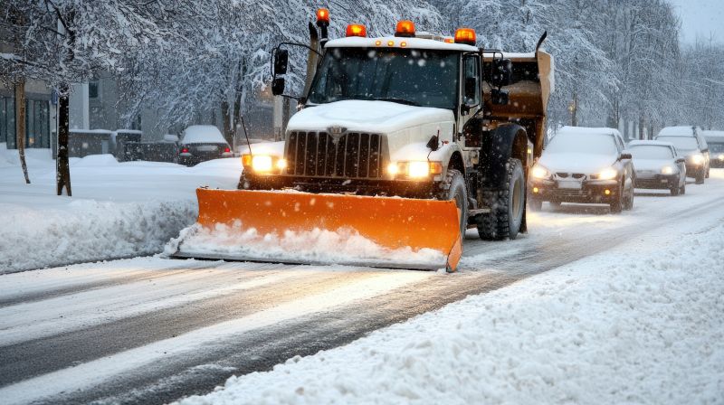 Road Snow Plowing